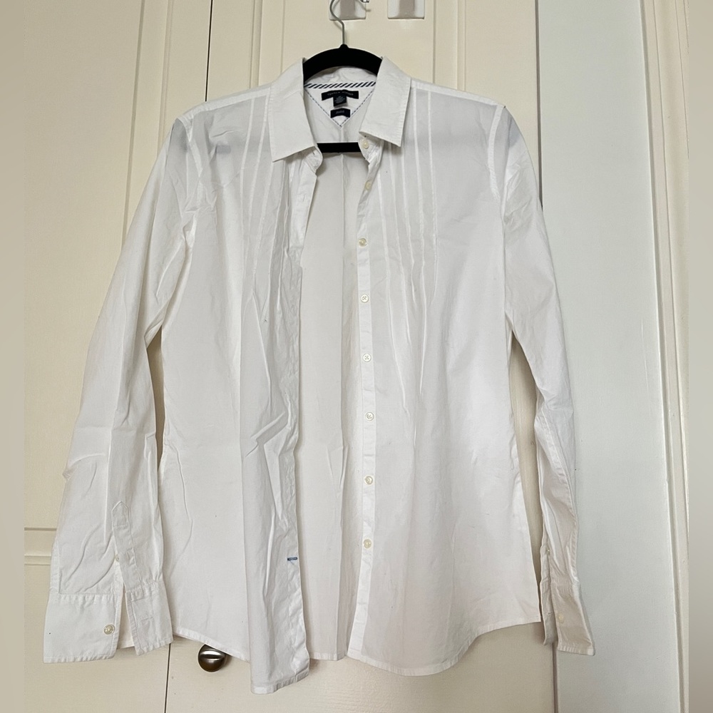 Tommy Hilfiger white cotton blouse